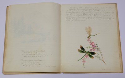Lot 18 - North Wales. An illustrated manuscript journal, by Isabella Nicholson, 1837