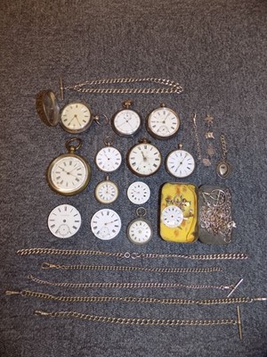 Lot 227 - Pocket Watches. A collection of Victorian and later silver pocket watches