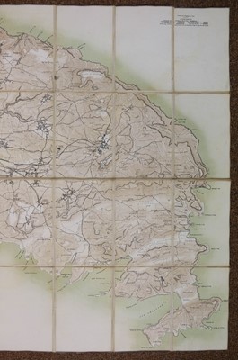 Lot 129 - Malta. Woodward (Captain E. M., surveyor), Map of the Island of Malta, 1895