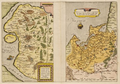 Lot 173 - Prussia. Ortelius (Abraham), Thietmarsiae Holsaticae..., & Prussiae Descriptio..., 1570