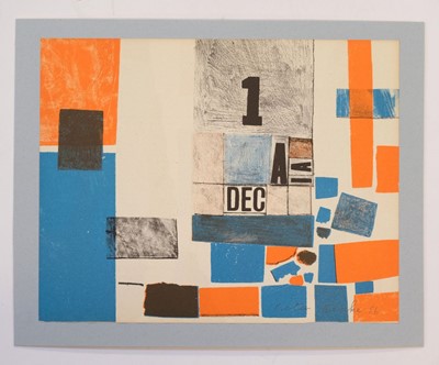 Lot 573 - Blake (Peter, 1932-). Composition (trompe l'oeil collage), 1956