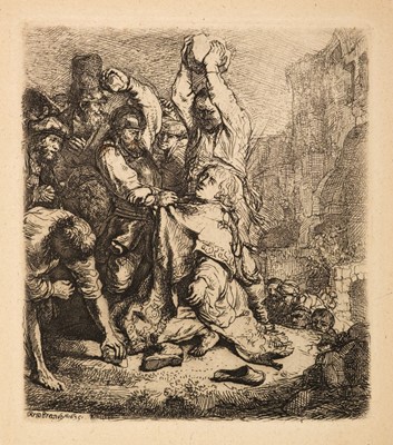 Lot 403 - Rembrandt Harmensz van Rijn (1606-1669). The Stoning of St. Stephen, 1635