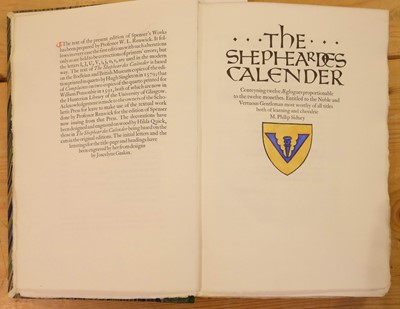Lot 496 - Spenser (Edmund). The Works of Edmund Spenser, 8 volumes, Oxford, Shakespeare Head Press, 1930-32