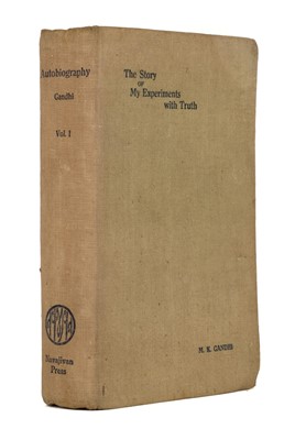 Lot 312 - Gandhi (Mahatma). The Story of My Experiments with Truth, volume 1, 1st edition in English, 1927