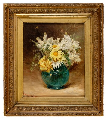Lot 458 - Seymour-Lucas (Marie, 1855-1921). Still life of flowers