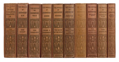 Lot 545 - Dostoevsky (Fyodor). The Novels, trans. Constance Garnett, volumes 1-10 (of 12), 1913-18