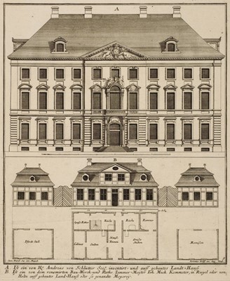 Lot 418 - Wolff (Jeremias). Fifteen architectural engravings, circa 1715