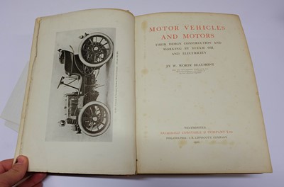 Lot 46 - Beaumont (W. Worby). Motor Vehicles and Motors, 1900, & 1 other