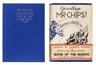 Lot 568 - Hilton (James). Good-bye Mr. Chips, 1st UK edition, 1934, signed, in the dust jacket
