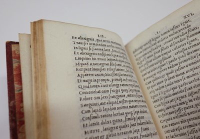 Lot 240 - Lucretius Carus (Titus). De rerum natura libri VI, Florence: Filippo Giunta, 1512