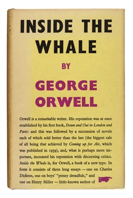 Lot 594 - Orwell (George). Inside the Whale and Other Essays, 1st edition, 1940