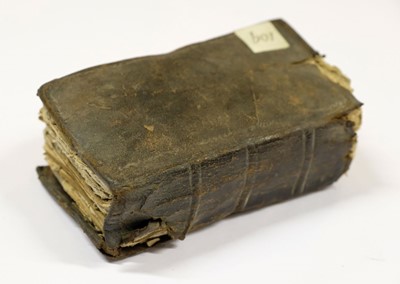 Lot 207 - Burns (Robert, 1759-1796). 'Bible used by the Poet Burns during his last illness at Brow-Well'