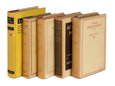 Lot 573 - Huxley (Aldous). Those Barren Leaves & 4 other works, all 1st editions, 1925-39