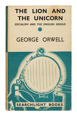 Lot 596 - Orwell (George). The Lion and the Unicorn, 1st edition, 1941