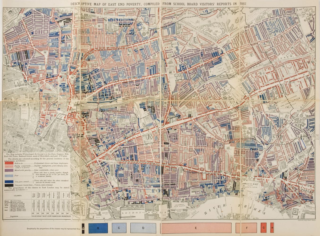 Lot 94 - Booth (Charles). Descriptive Map of East End