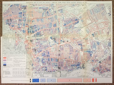 Lot 94 - Booth (Charles). Descriptive Map of East End Poverty, 1st edition, 1889