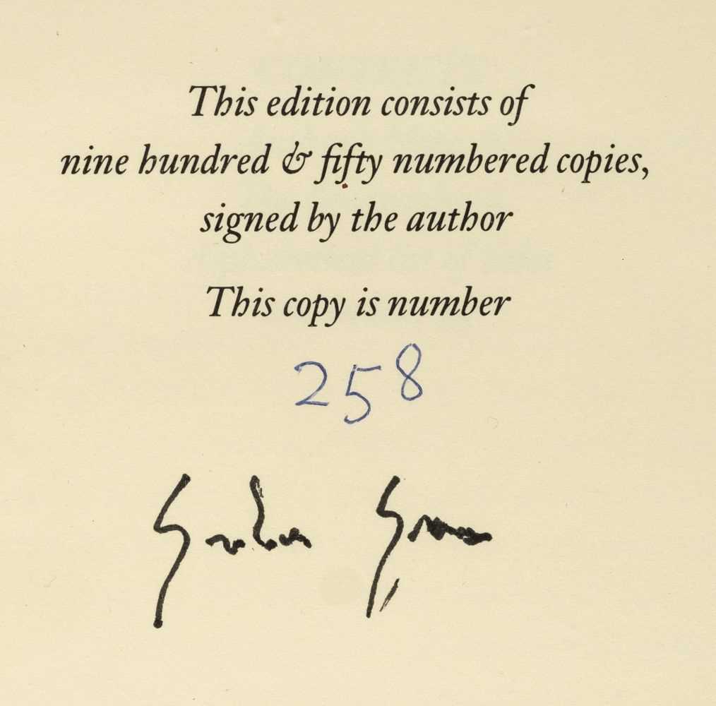 Lot 563 - Greene (Graham). Why the Epigraph? [and] Yes and No, 1989 & 1983, signed by the author