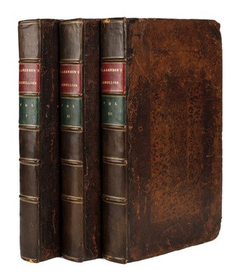 Lot 211 - Clarendon (Edward Hyde, Earl of). The History of the Rebellion, 1702-04, large-paper copy