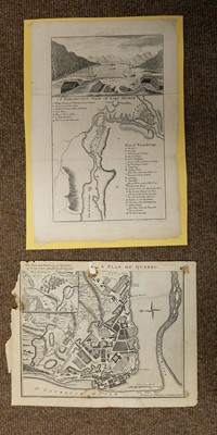 Lot 101 - Universal Magazine. Seven maps and plans of North America, c.1750