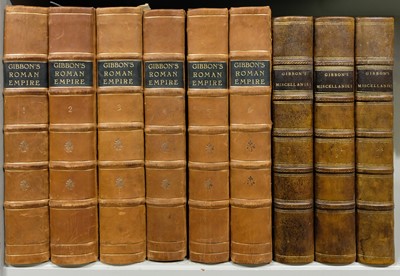 Lot 227 - Gibbon (Edward). Decline and Fall of the Roman Empire, 3rd edition, 1777-88