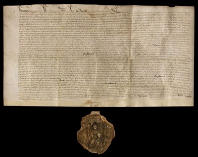 Lot 283 - Henry VIII – Letters Patent, 1532