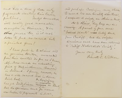 Lot 480 - Watson (Hewett Cottrell, 1804-1881). Autograph letter signed, 10 Ditton, 13 February 1877