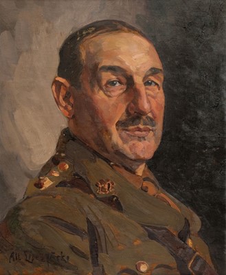 Lot 659 - Lipczinski (Albert, 1876-1974). Portrait of an Officer, circa 1915