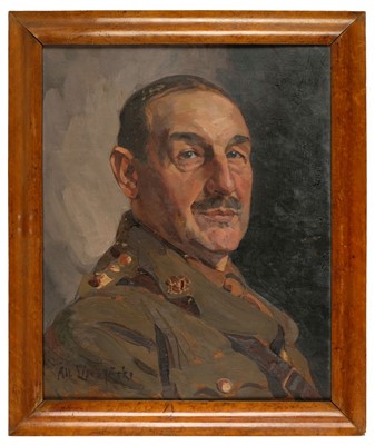 Lot 659 - Lipczinski (Albert, 1876-1974). Portrait of an Officer, circa 1915