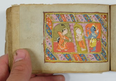 Lot 55 - Sanskrit manuscript. [Extracts from the Mahabharata], Kashmir, c.1800-20