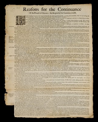 Lot 219 - Commonwealth of England. Broadside, 1659