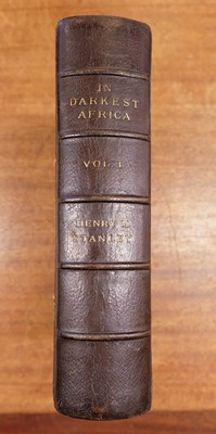 Lot 57 - Stanley (Henry M.). In Darkest Africa, 1890, one of 250 deluxe copies, signed by the author