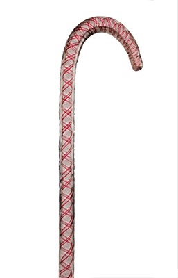 Lot 302 - Nailsea. A Victorian Nailsea glass cane