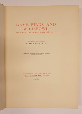 Lot 89 - Thorburn (Archibald). Game Birds and Wild-Fowl of Great Britain and Ireland, 1923