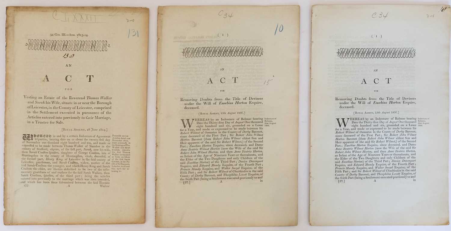 Lot 68 Acts of Parliament. Approximately 60 British