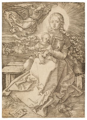 Lot 388 - Durer (Albrecht, 1471-1528). The Virgin Crowned by an Angel