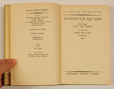 Lot 352 - Hamilton (Patrick). Hangover Square, 1st edition, 1941