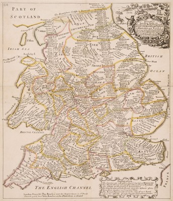 Lot 141 - England & Wales. Bowles (T. & J., publishers), Ogilby's Travellers Guide..., circa 1732
