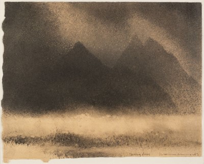 Lot 609 - Ackroyd (Norman, 1938- ). Skellig Rocks, 1987