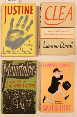 Lot 343 - Durrell (Lawrence). 'The Alexandria Quartet', 4 volumes, 1st editions 1957-60