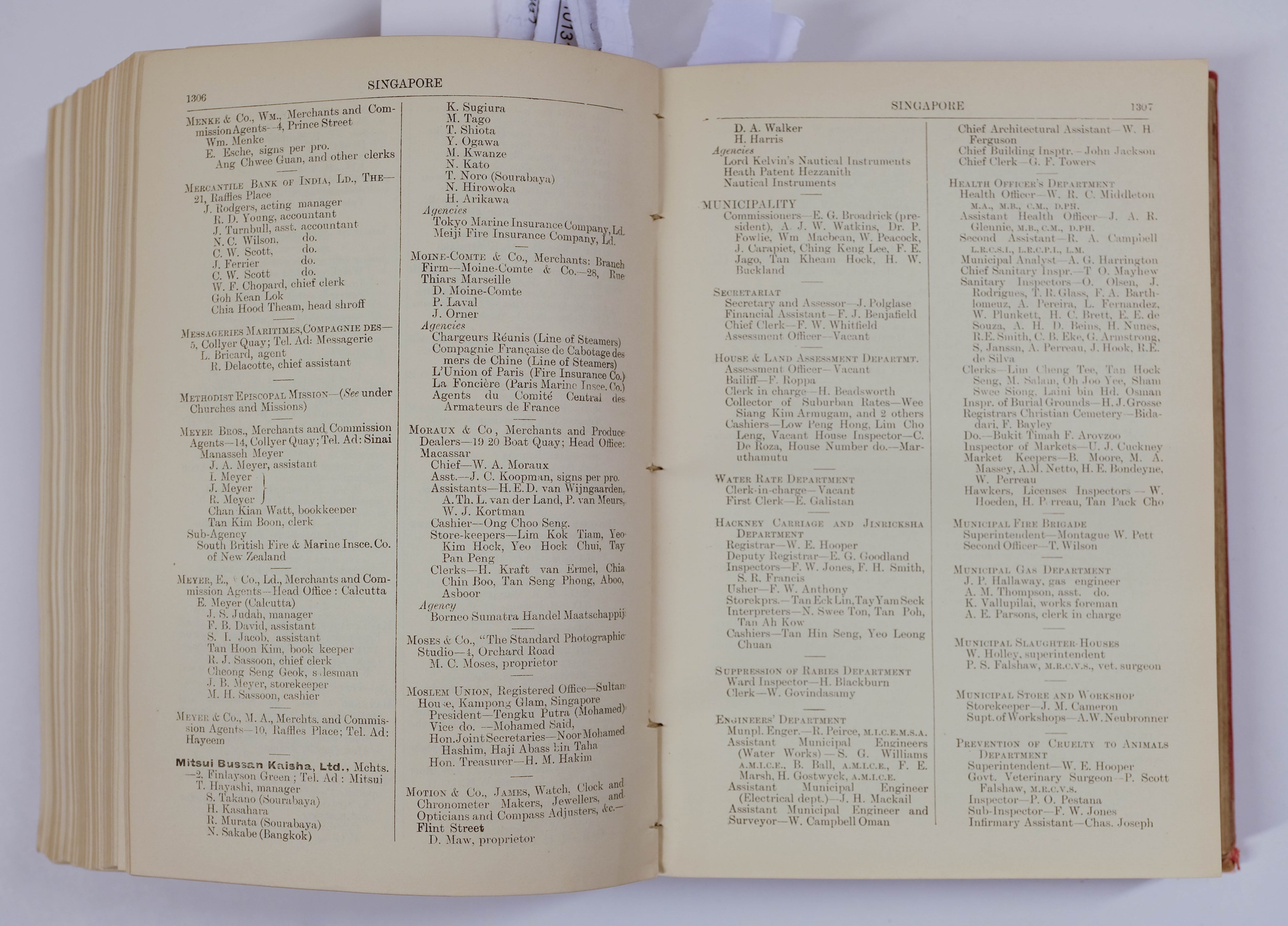 Lot 19 Far East Directory And Chronicle For China