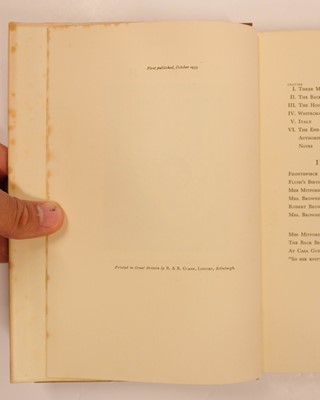 Lot 375 - Woolf (Virginia). Flush. A Biography, 1st edition, 1933.