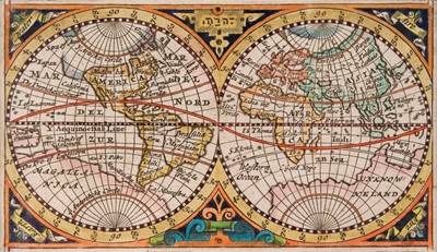 Lot 192 - World. Bohun (Edmund). Untitled map of the world, [1693]