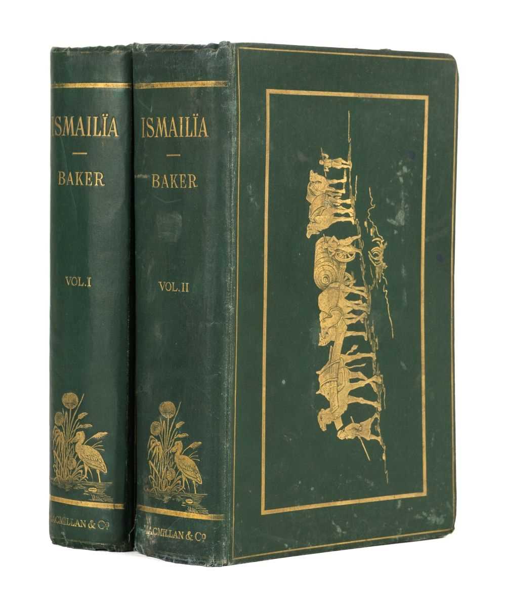 Lot 7 - Baker (Samuel W.). Ismailia, 1st edition, 1874, & others, African travel