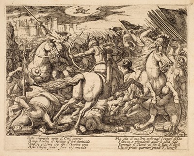 Lot 412 - Tempesta (Antonio, 1555-1630). Sixteen illustrations to Torquato Tasso's Gerusalemme Liberata