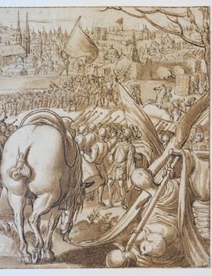 Lot 372 - Straet (Jan van der, Johannes Stradanus, 1523-1605). The Capture of Milan