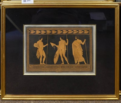 Lot 211 - Hamilton (William). Three engraved reliefs, circa 1780