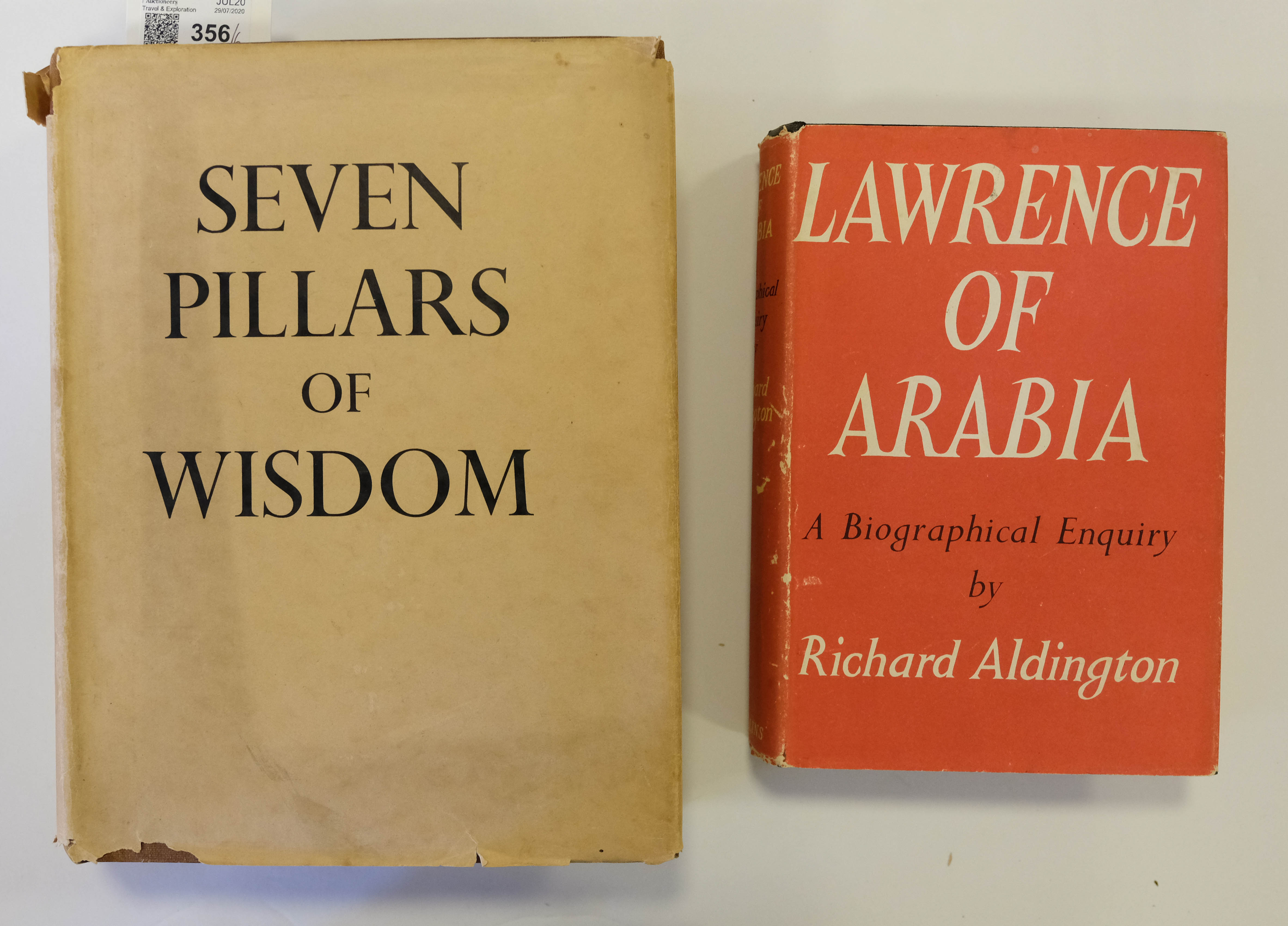 Lot 356 Lawrence T E Seven Pillars Of Wisdom 1st