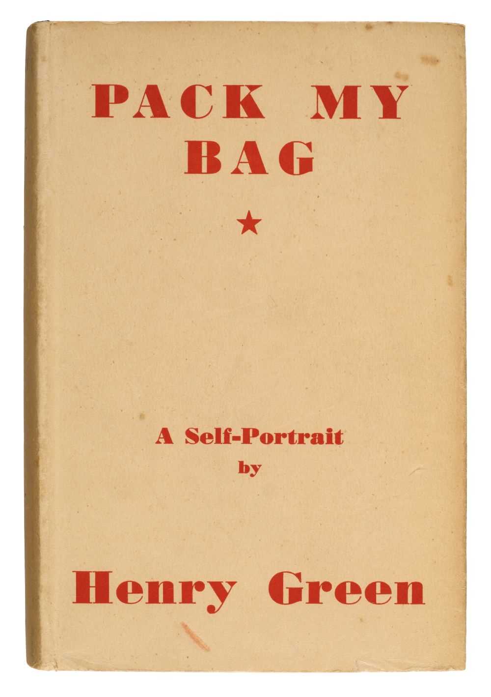 Lot 350 - Green (Henry).Pack My Bag, 1st edition, 1940