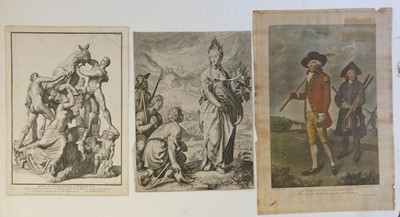 Lot 223 - Prints & engravings. A mixed collection of twenty-six prints, mostly 19th century