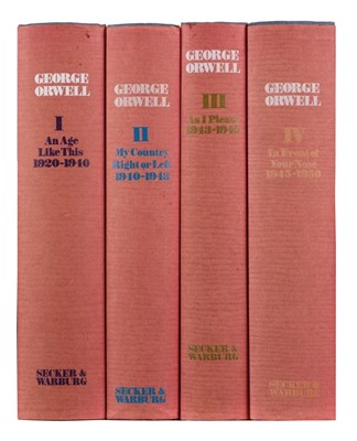 Lot 362 - Orwell (George). The Collected Essays, 4 volumes, 1968